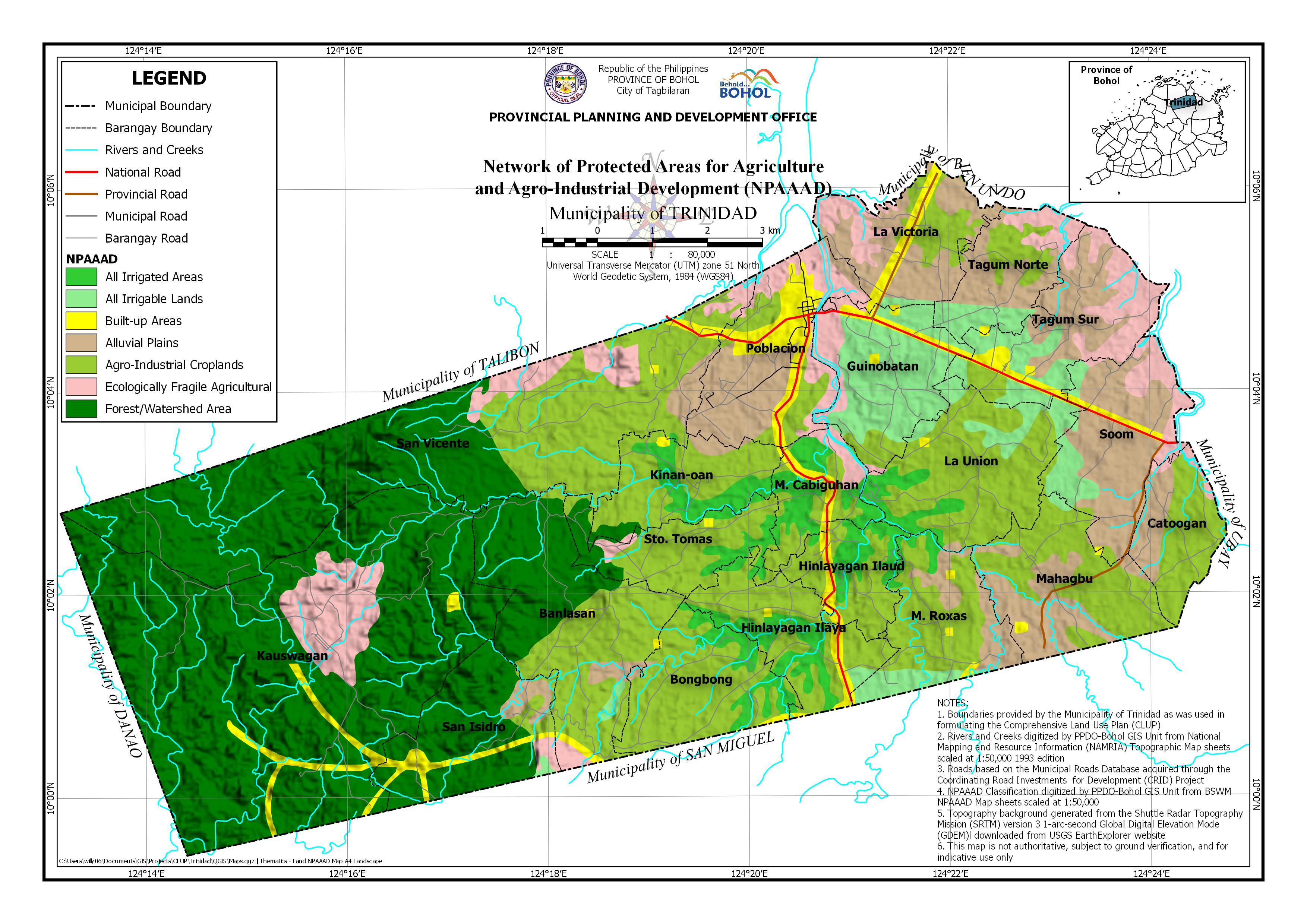 Land NPAAAD Map
